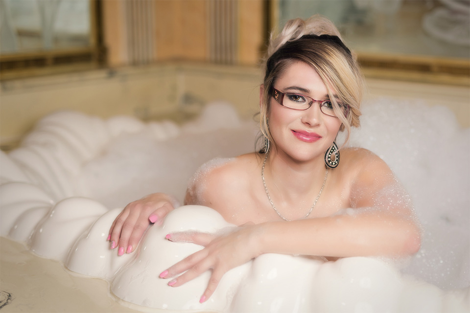 boudoir photo shoot
