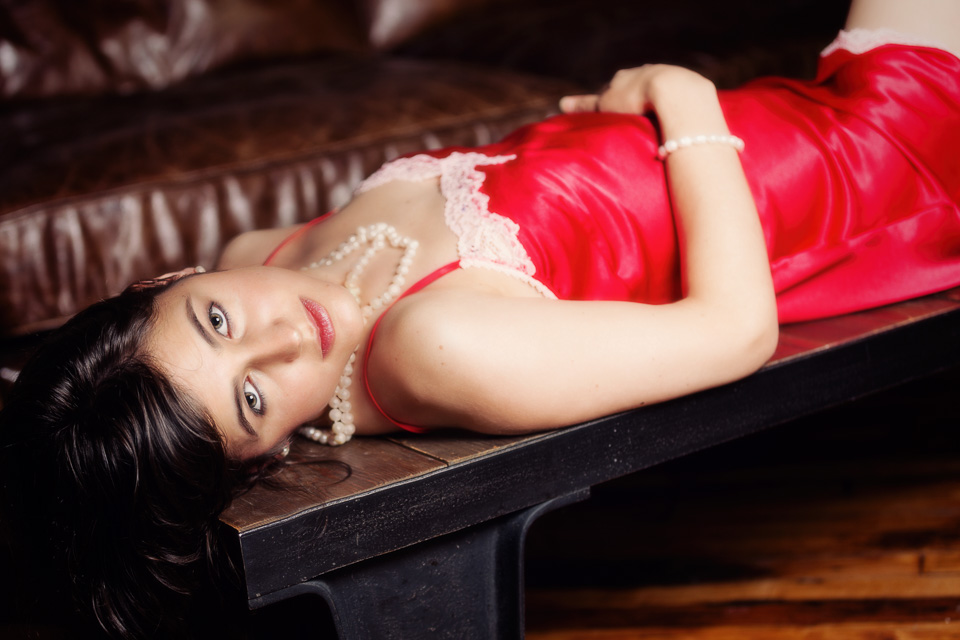 boudoir photo shoot